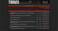 Desktop Screenshot of forum.terrorizer.com